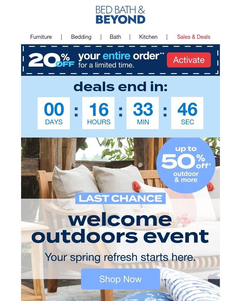 Screenshot of email with subject /media/emails/up-to-50-off-welcome-outdoors-ends-tonight-14b67e-cropped-af4a4e7f.jpg