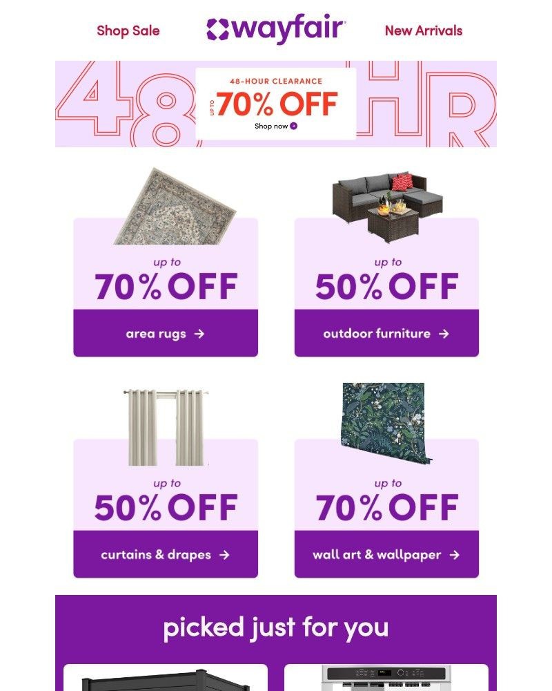 Screenshot of email with subject /media/emails/up-to-70-off-2-days-only-0244f9-cropped-f28166d5.jpg