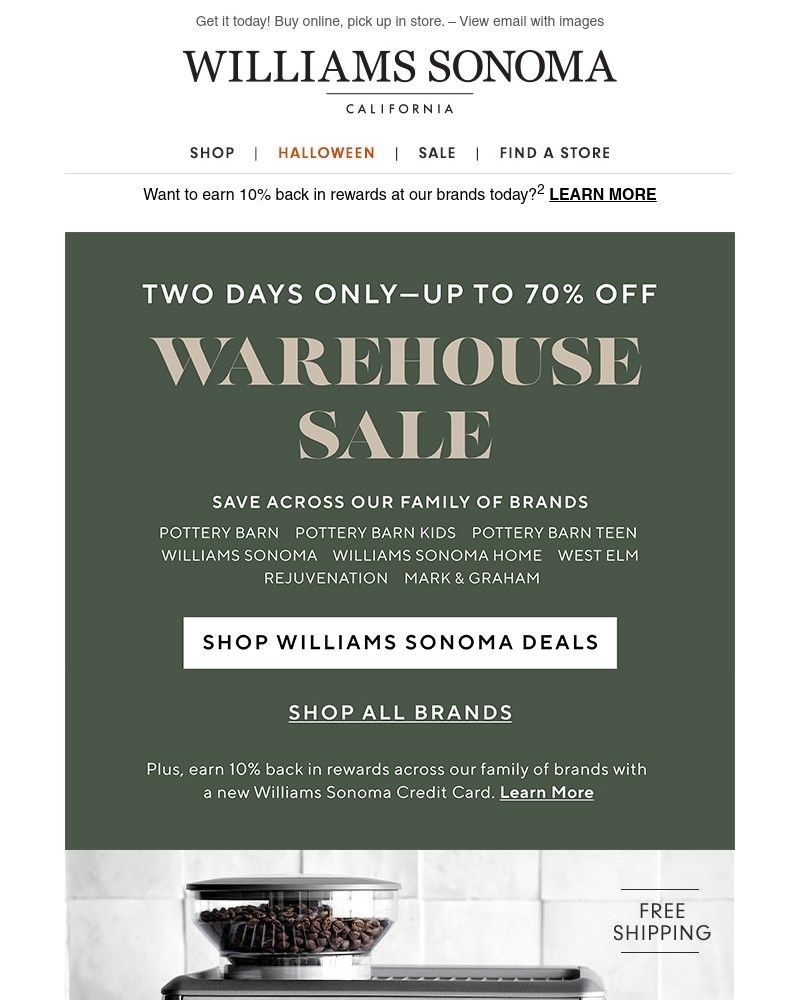 Screenshot of email with subject /media/emails/up-to-70-off-warehouse-sale-starts-now-574a51-cropped-1ae1ac7d.jpg