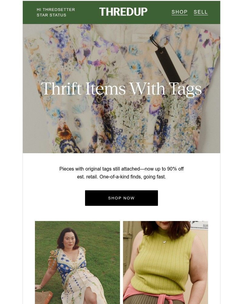 Screenshot of email sent to a Mercari Registered user