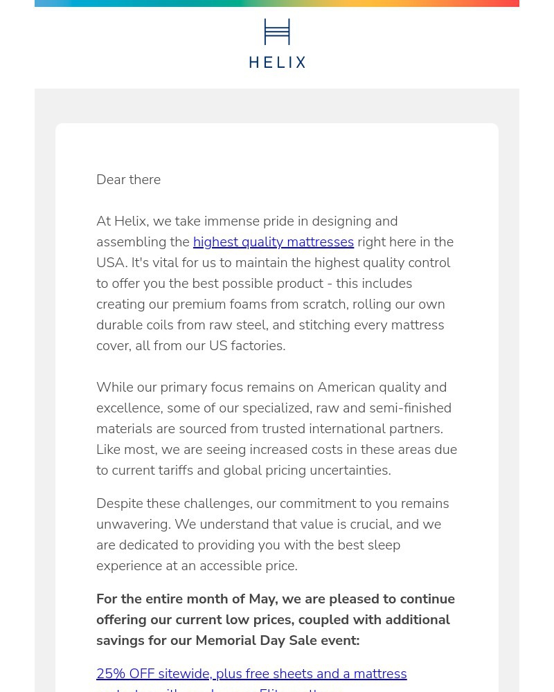 Screenshot of email with subject /media/emails/update-on-our-pricing-and-quality-promise-f7dbba-cropped-0d5d2557.jpg