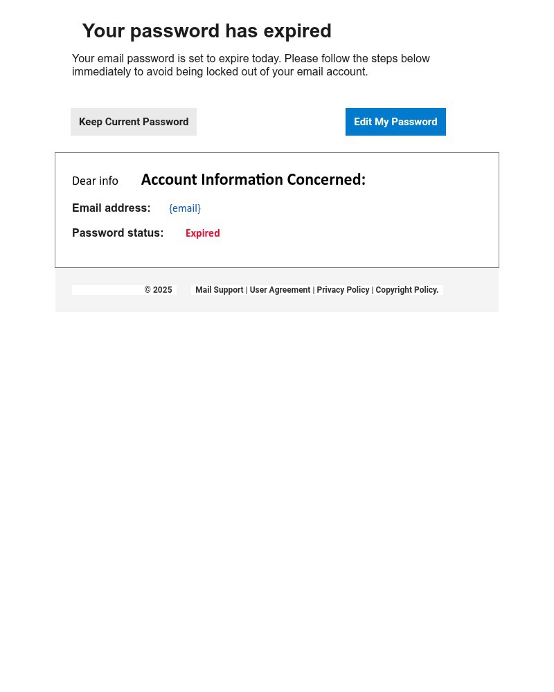 Screenshot of email sent to a Honey Registered user