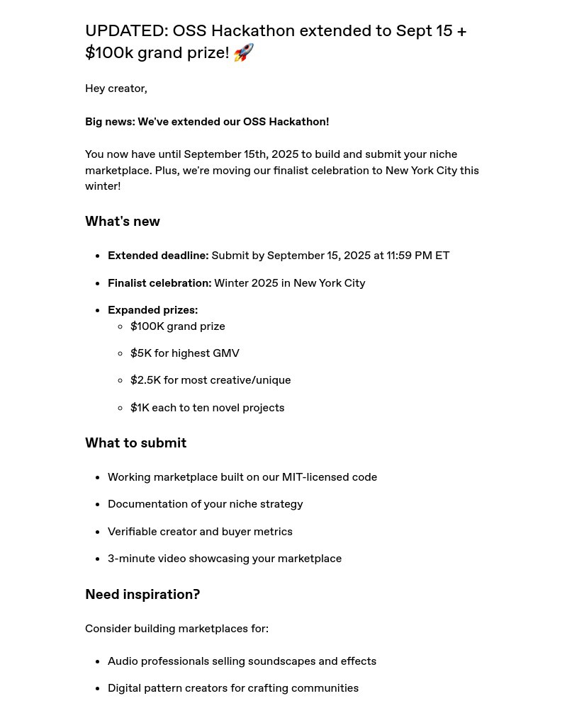 Screenshot of email with subject /media/emails/updated-oss-hackathon-extended-to-sept-15-100k-grand-prize-cd5c5f-cropped-8b78ad81.jpg