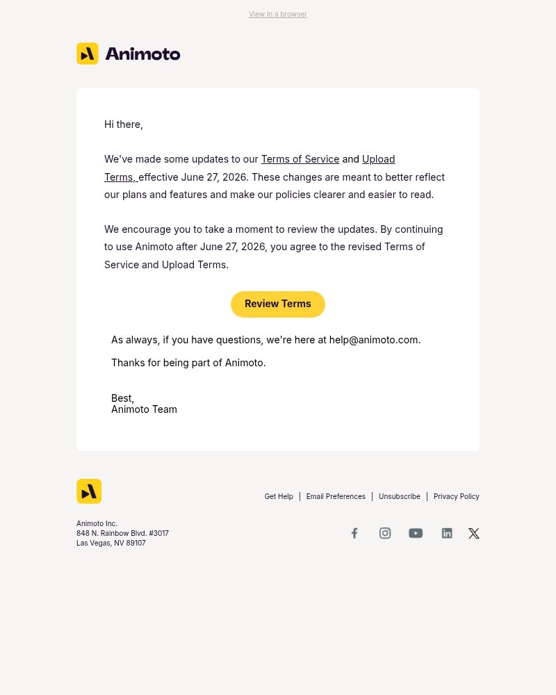 Screenshot of email with subject /media/emails/updates-to-animotos-terms-of-service-and-upload-terms-7ac600-cropped-80b7a577.jpg