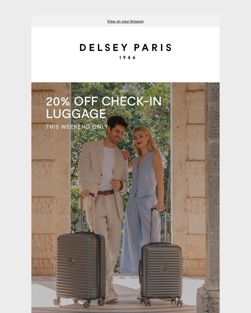 Screenshot of email with subject /media/emails/upgrade-your-check-in-20-off-this-weekend-be177c-cropped-aae91f05.jpg