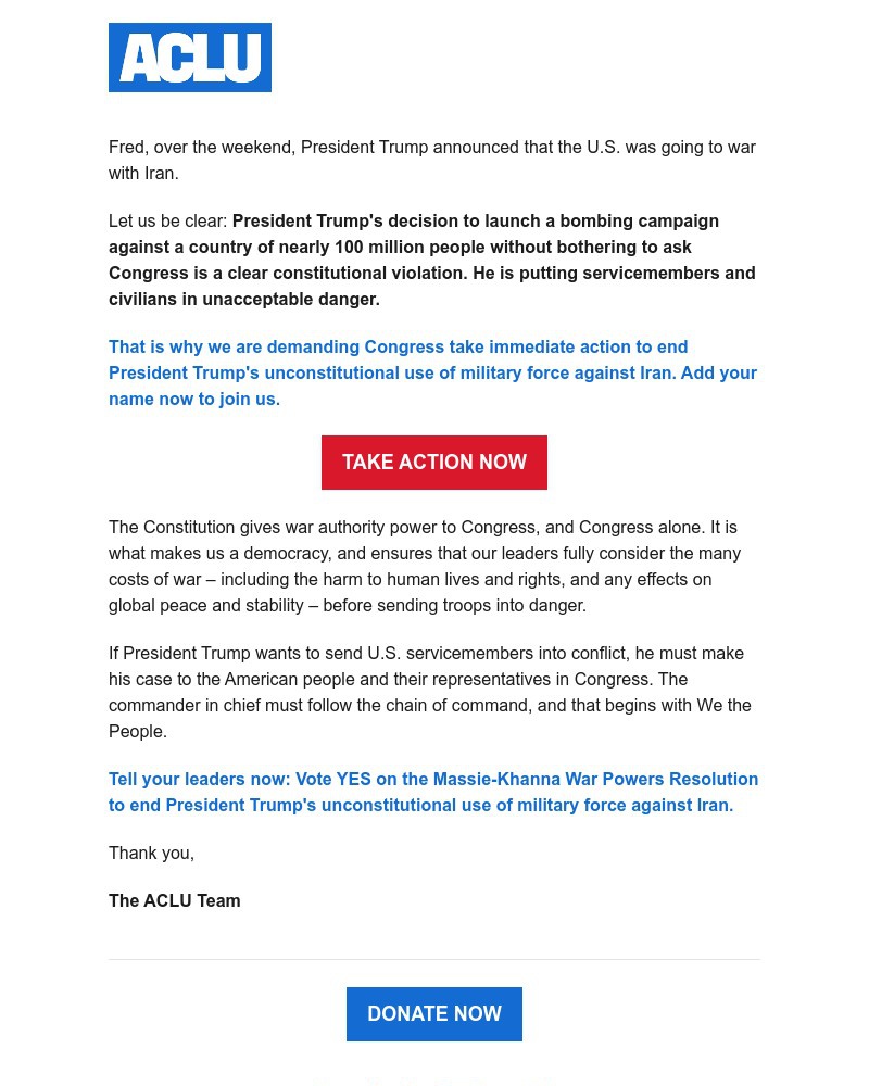 Screenshot of email with subject /media/emails/urgent-action-stop-the-unconstitutional-war-with-iran-75b0b6-cropped-3f3e7610.jpg