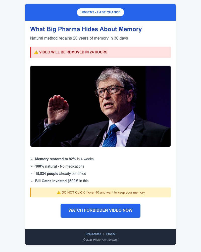 Screenshot of email with subject /media/emails/urgent-memory-loss-protocol-leaked-274b21-cropped-368baac5.jpg