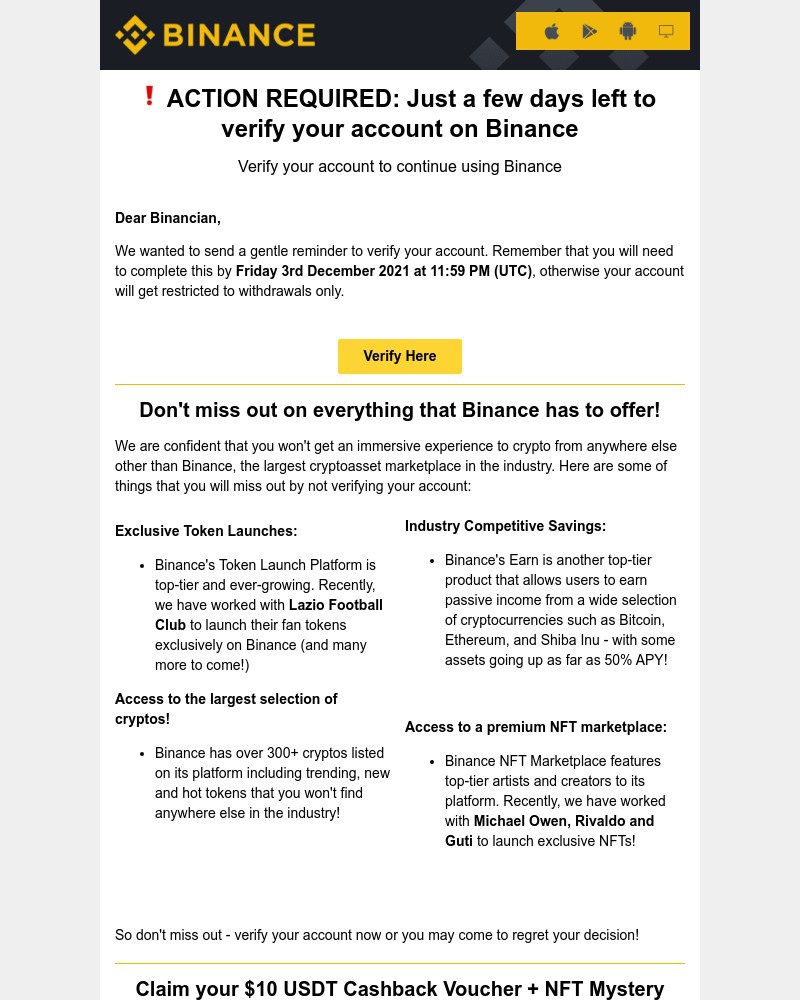 Screenshot of email with subject /media/emails/urgent-reminder-just-a-few-days-left-to-verify-your-account-on-binance-289385-cro_mxutnjy.jpg