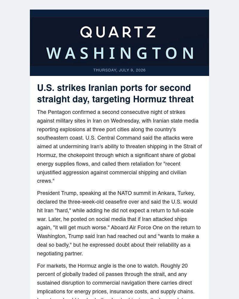 Screenshot of email with subject /media/emails/us-enters-second-day-of-strikes-against-iran-261764-cropped-bfc95c1a.jpg