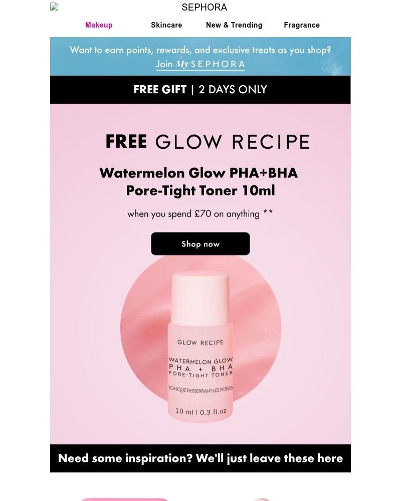 Screenshot of email with subject /media/emails/user-free-glow-recipe-treat-6a621a-cropped-9feac0b2.jpg