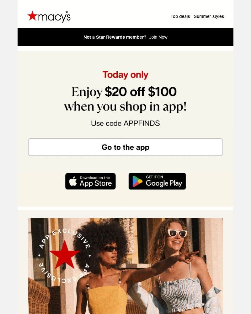 Screenshot of email with subject /media/emails/user-get-20-off-100-spent-on-summer-styles-60e8b5-cropped-727f4d6c.jpg