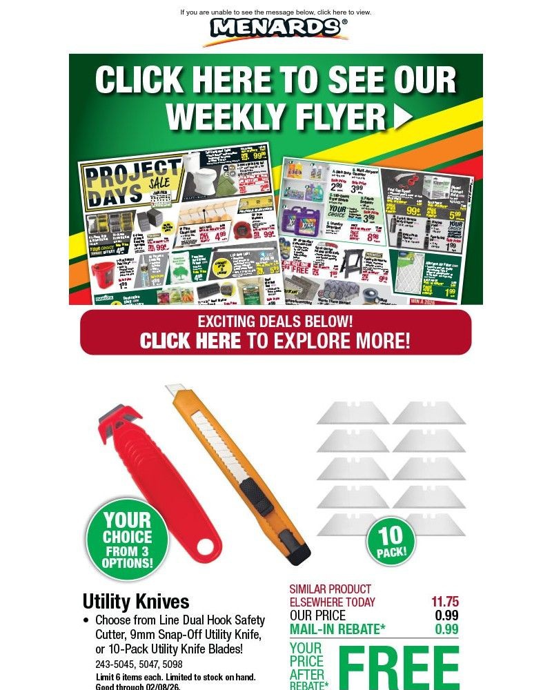 Screenshot of email with subject /media/emails/utility-knives-free-after-rebate-plus-new-weekly-flyer-7e11ee-cropped-e12cb6fc.jpg