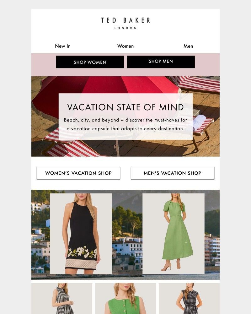Screenshot of email sent to a Ted Baker Newsletter subscriber