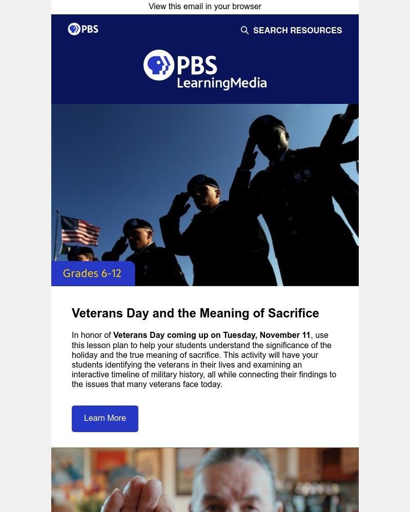 Screenshot of email with subject /media/emails/veterans-day-in-the-classroom-resources-to-honor-service-sacrifice-8ac632-cropped_iVuK202.jpg