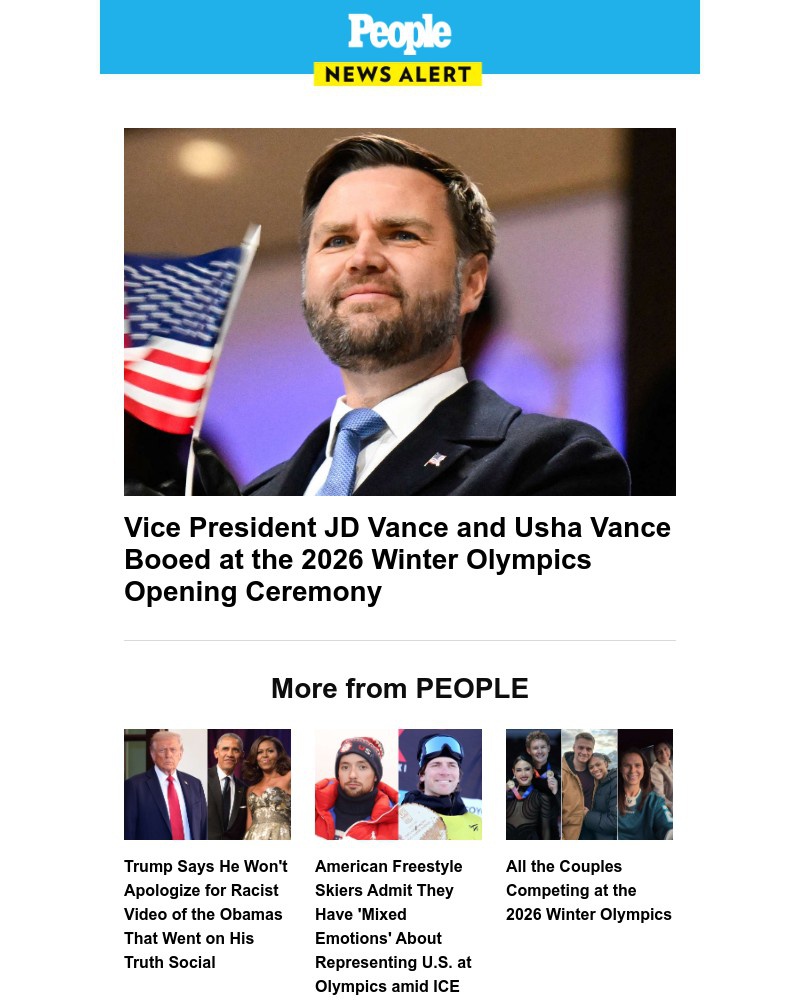 Screenshot of email with subject /media/emails/vice-president-jd-vance-and-usha-vance-booed-at-the-2026-winter-olympics-opening-_KebulnI.jpg