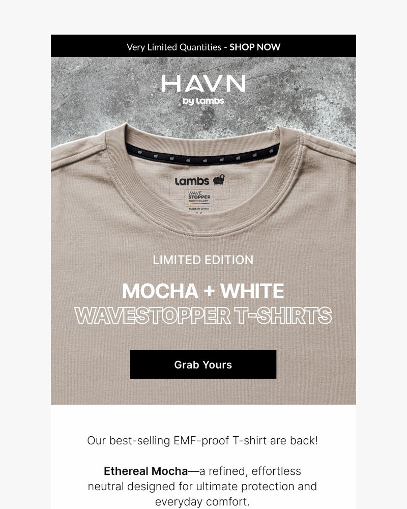Screenshot of email with subject /media/emails/vip-access-mocha-tees-for-men-white-tees-returns-for-women-9361f8-cropped-921aed29.jpg
