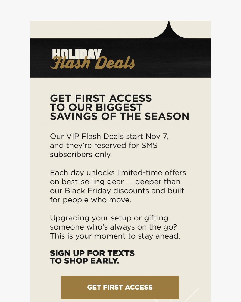 Screenshot of email sent to a Nomatic Newsletter subscriber