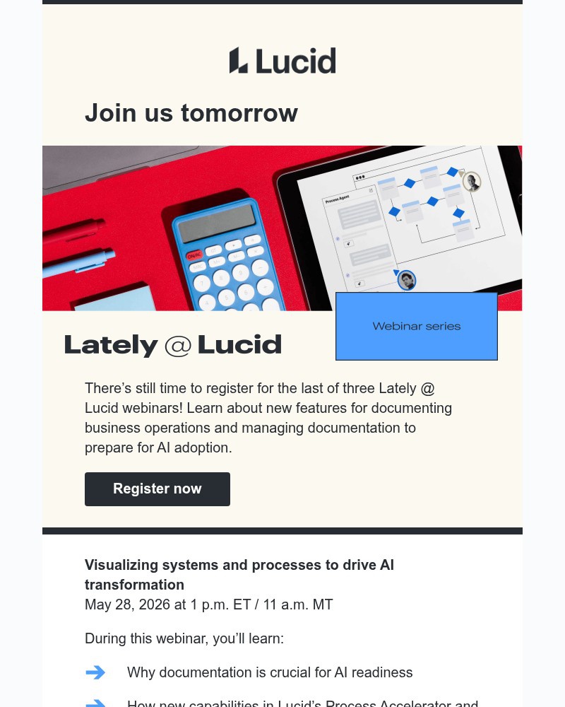 Screenshot of email sent to a Lucidchart Trial user