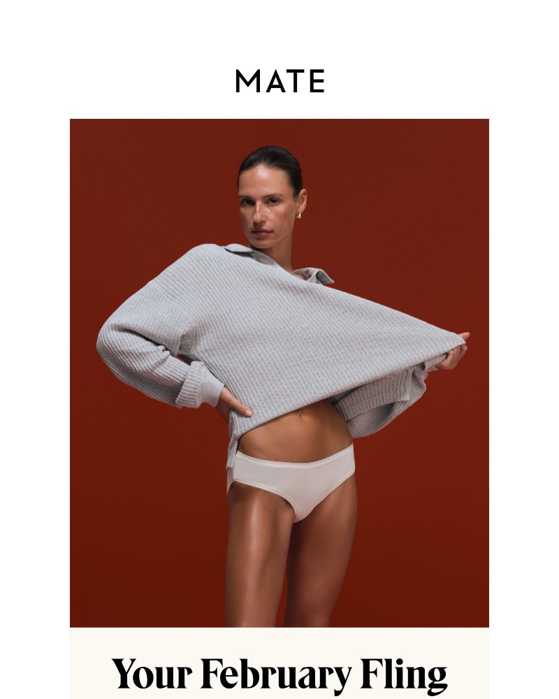 Screenshot of email sent to a MATE the Label Newsletter subscriber