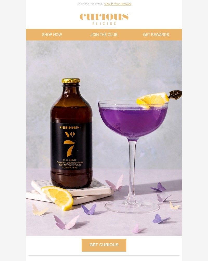 Screenshot of email sent to a Curious Elixirs Newsletter subscriber