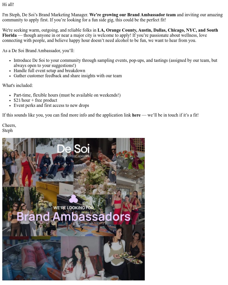 Screenshot of email with subject /media/emails/want-to-rep-de-soi-were-hiring-brand-ambassadors-c1477f-cropped-dc171bfa.jpg