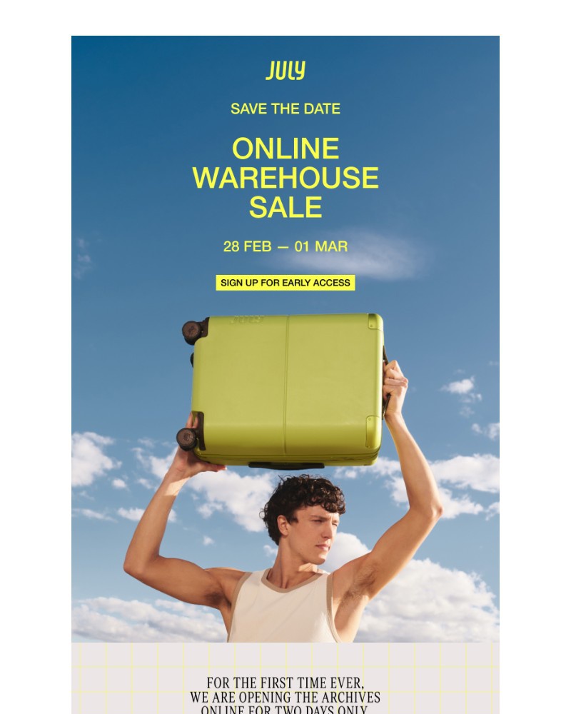 Screenshot of email with subject /media/emails/warehouse-sale-this-weekend-only-73a622-cropped-2b38591a.jpg