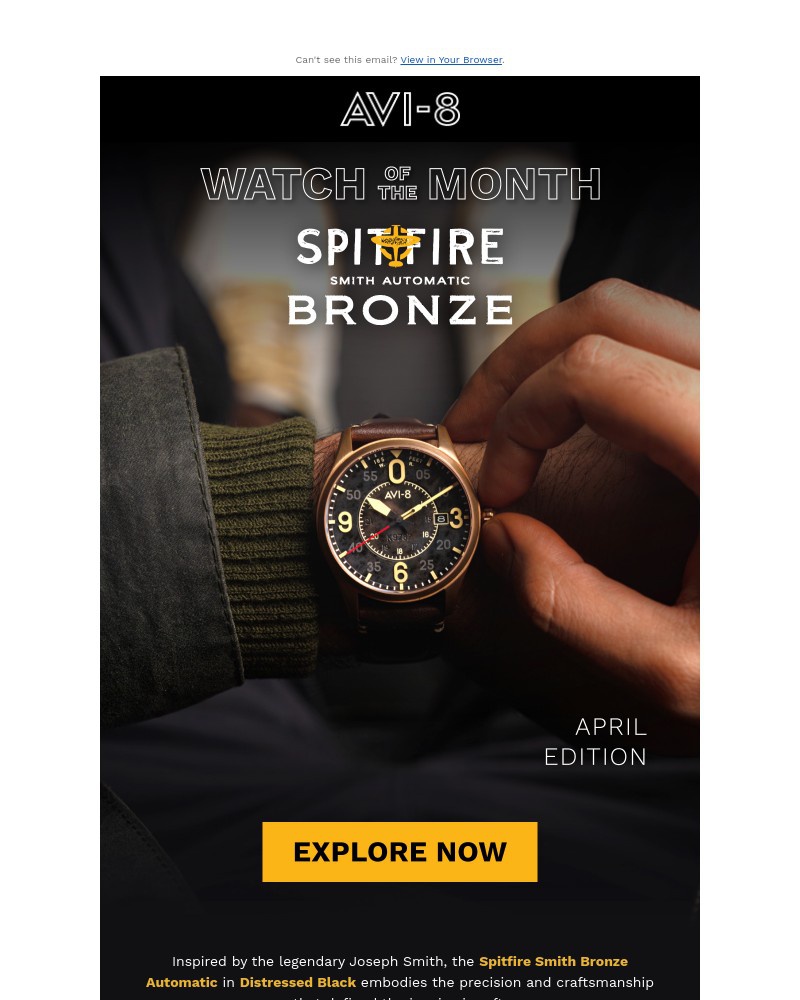 Screenshot of email with subject /media/emails/watch-of-the-month-spitfire-smith-bronze-1e132f-cropped-ce7de66f.jpg