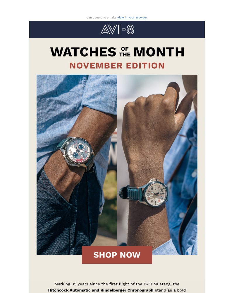 Screenshot of email with subject /media/emails/watches-of-the-month-the-p-51-mustang-85th-anniversary-limited-edition-7749c3-cro_bNI3JW6.jpg