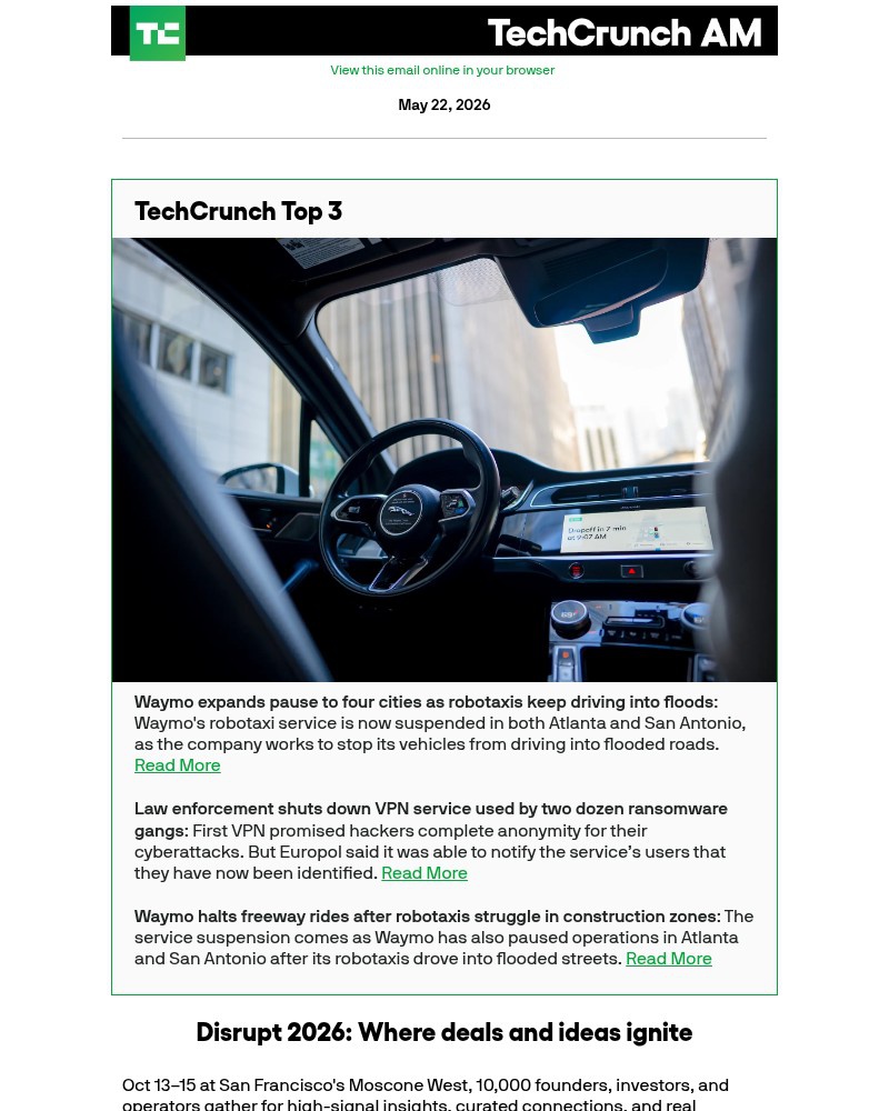 Screenshot of email with subject /media/emails/waymo-expands-pause-to-four-cities-as-robotaxis-keep-driving-into-floods-22edcd-c_LTG2DX6.jpg