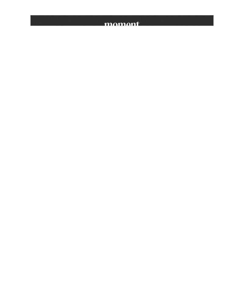 Screenshot of email sent to a Moment Newsletter subscriber
