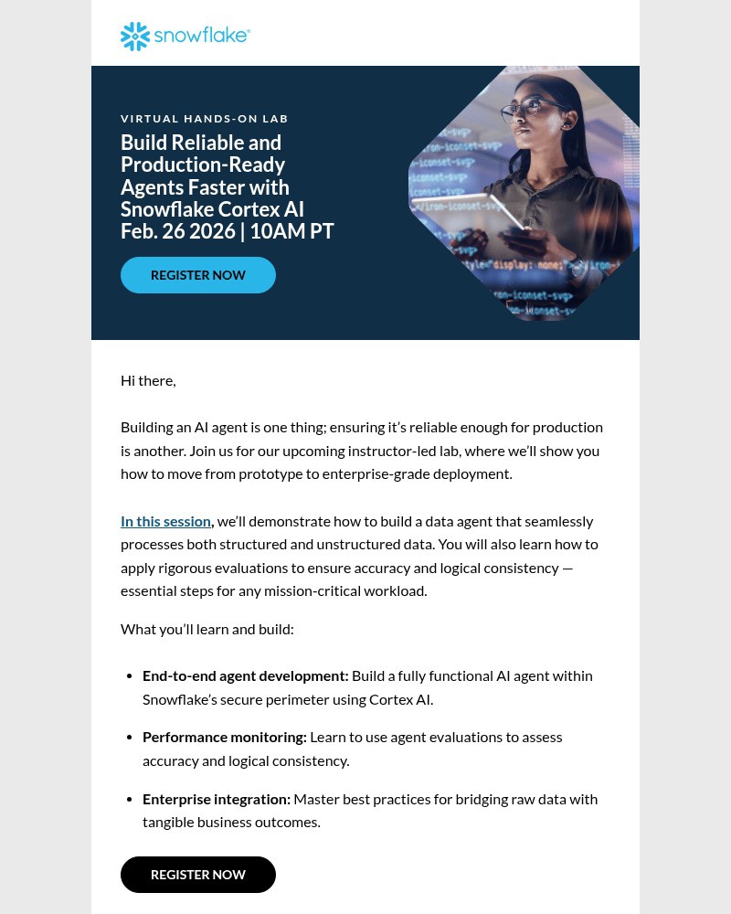 Screenshot of email with subject /media/emails/webinar-build-reliable-and-production-ready-agents-faster-with-snowflake-cortex-a_pTPYsKR.jpg