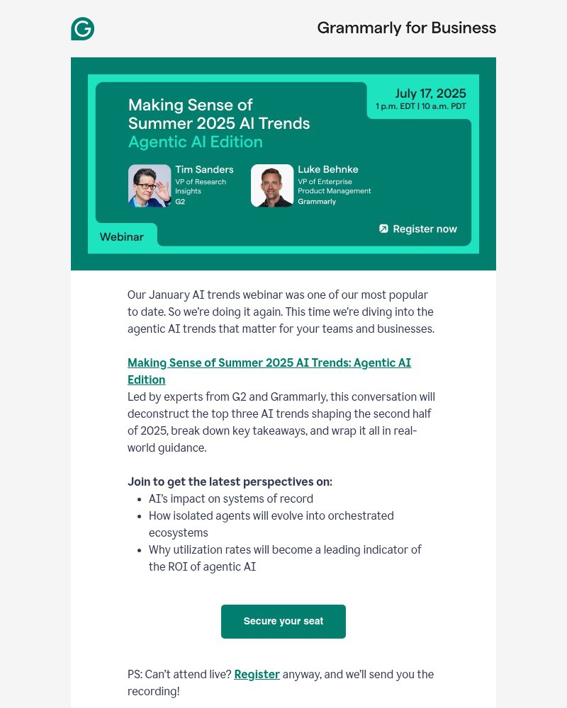Screenshot of email with subject /media/emails/webinar-making-sense-of-agentic-ai-trends-f67edd-cropped-628308e6.jpg
