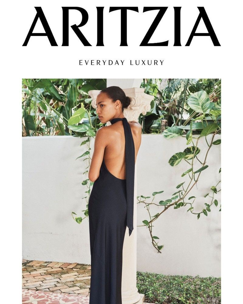 Screenshot of email sent to a Aritzia Newsletter subscriber