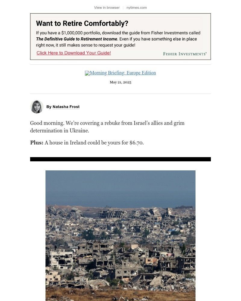 Screenshot of email with subject /media/emails/wednesday-briefing-a-warning-for-israel-1c6e34-cropped-fd0b6ee9.jpg