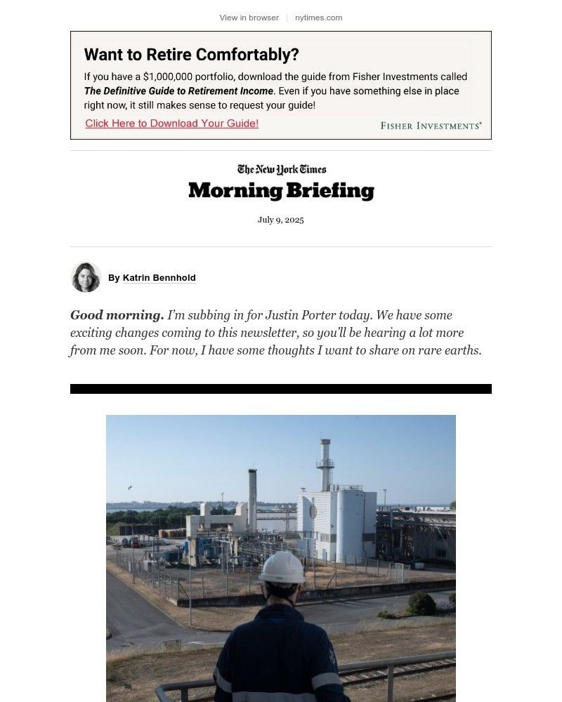 Screenshot of email with subject /media/emails/wednesday-briefing-rare-earths-made-in-europe-9080f9-cropped-1eb4c3ea.jpg