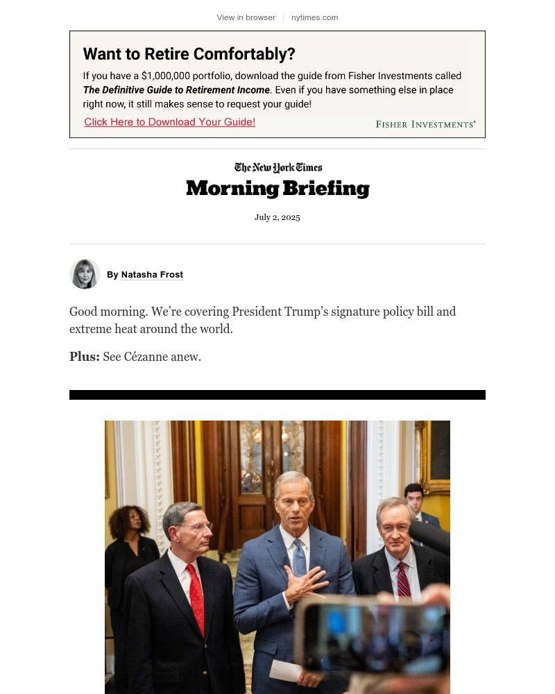 Screenshot of email with subject /media/emails/wednesday-briefing-the-senate-approved-trumps-bill-7ccb83-cropped-61de9de3.jpg