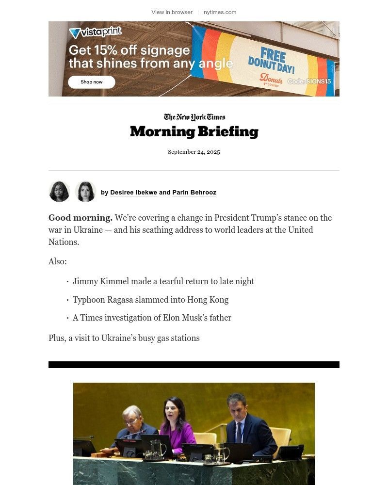 Screenshot of email with subject /media/emails/wednesday-briefing-trump-at-the-un-72a9ff-cropped-c28b71f8.jpg