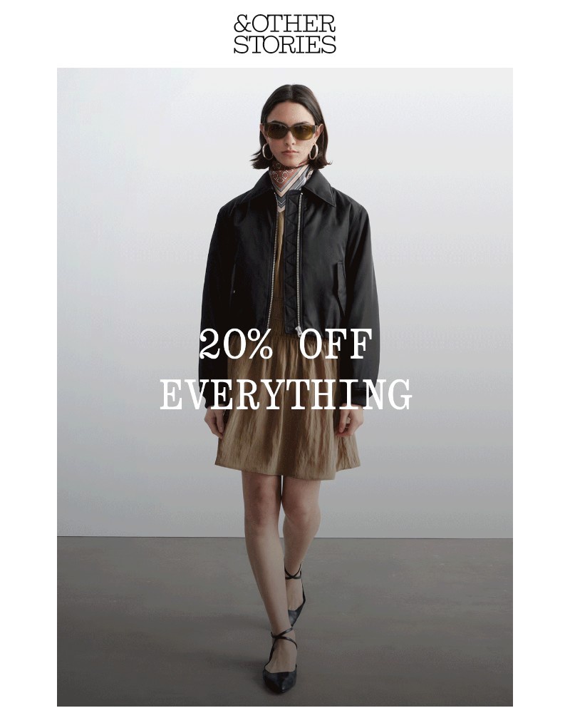 Screenshot of email sent to a & Other Stories Newsletter subscriber