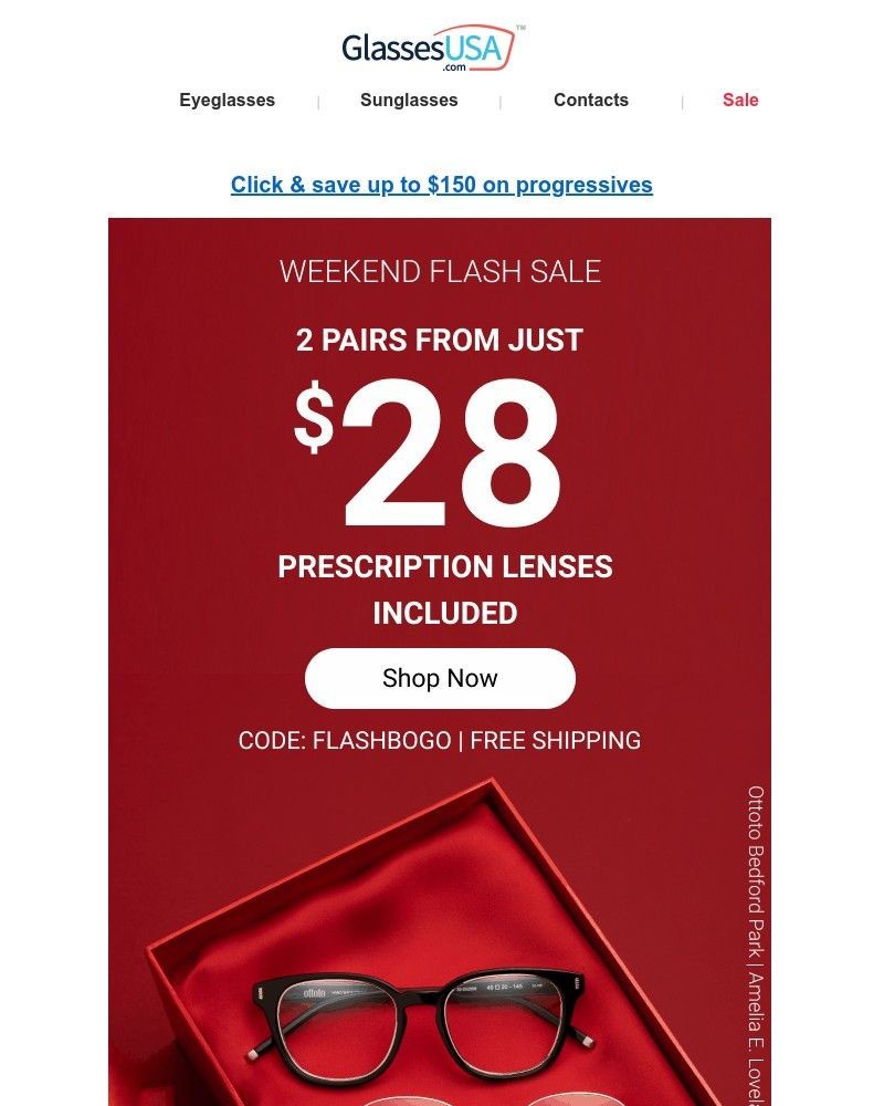Screenshot of email with subject /media/emails/weekend-flash-sale-2-pairs-from-28-f16283-cropped-358feff5.jpg