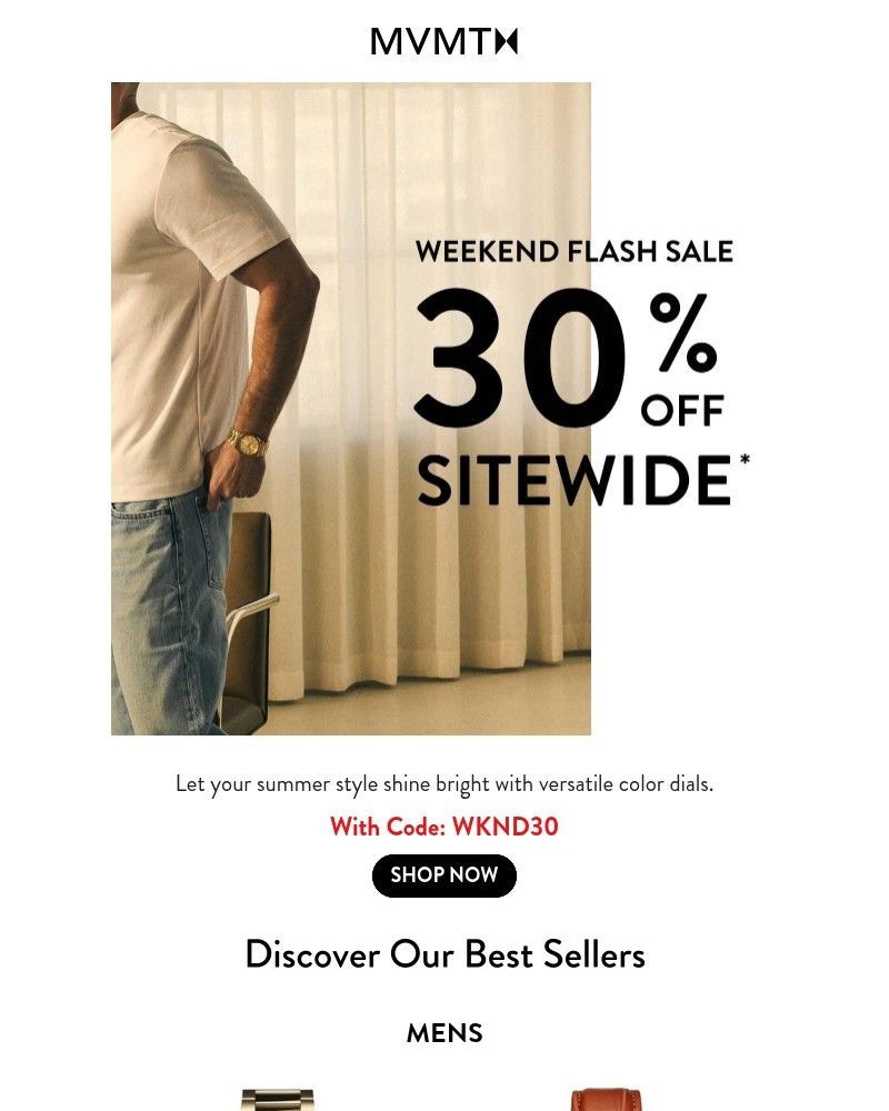 Screenshot of email with subject /media/emails/weekend-flash-sale-30-off-must-have-styles-a30049-cropped-924199c4.jpg