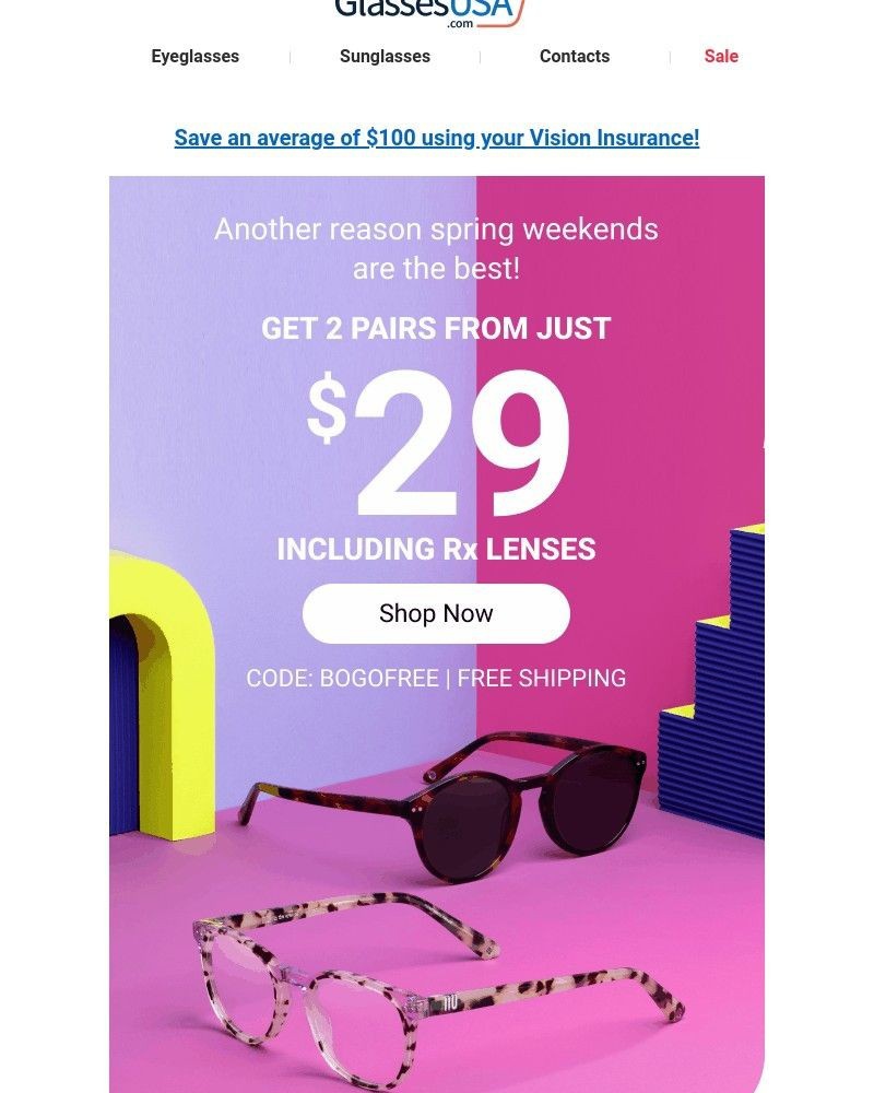 Screenshot of email with subject /media/emails/weekend-sale-2-pairs-from-just-29-c8e00c-cropped-8099975e.jpg