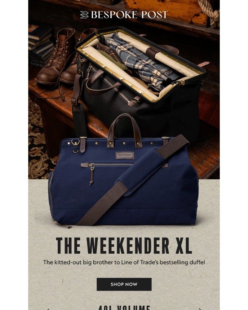 Screenshot of email with subject /media/emails/weekender-xl-the-bigger-badder-bestseller-9a0630-cropped-ad2363ef.jpg