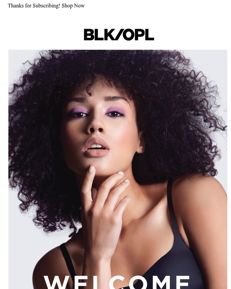 Screenshot of email sent to a Black Opal Beauty Newsletter subscriber
