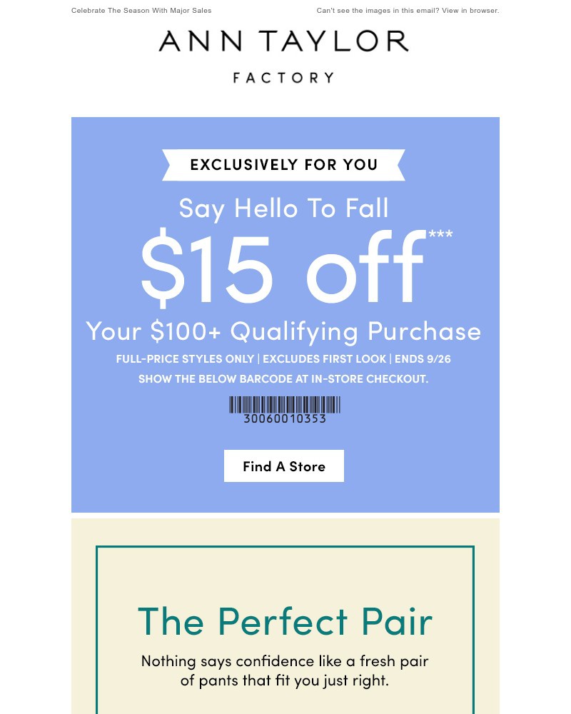 Screenshot of email with subject /media/emails/welcome-fall-with-15-off-your-qualifying-100-purchase-e9b727-cropped-d5088455.jpg