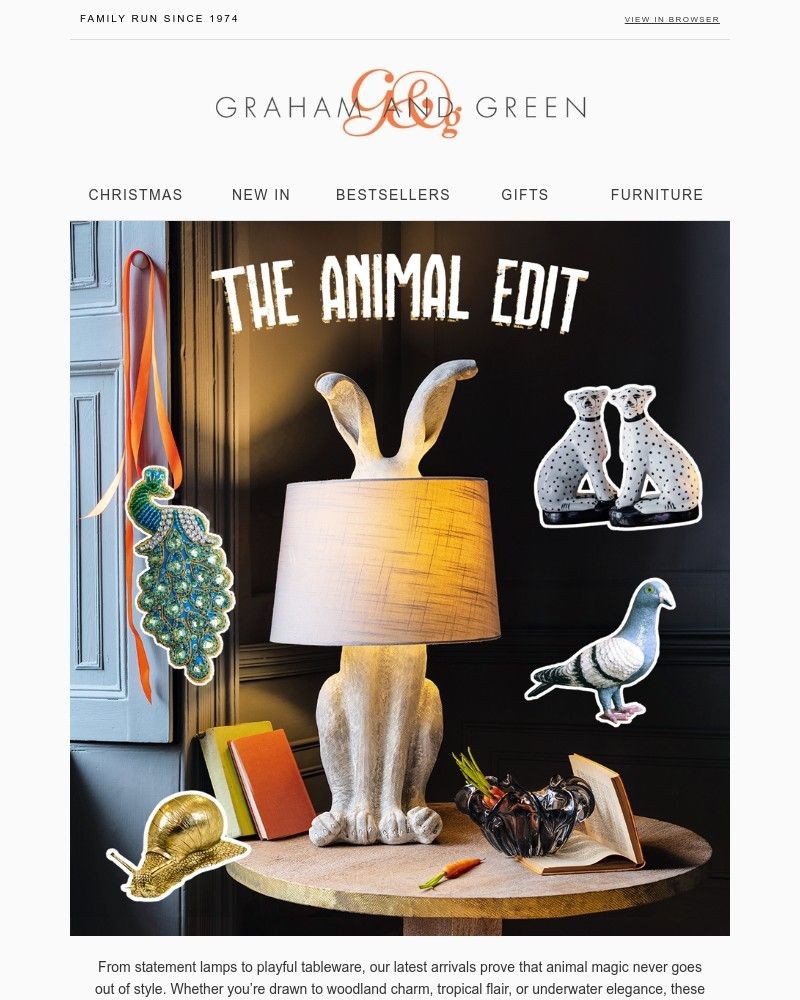 Screenshot of email sent to a Graham and Green Cart abandoner