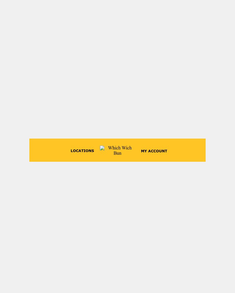 Screenshot of email sent to a Which Wich Registered user