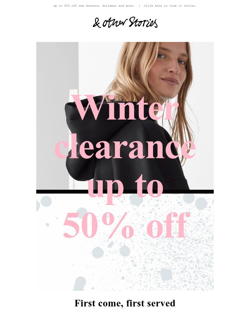 Screenshot of email with subject /media/emails/welcome-to-winter-clearance-b1beaa-cropped-44c1437d.jpg