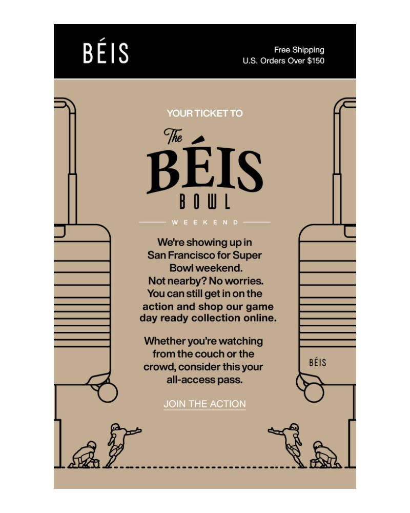 Screenshot of email sent to a Beis Newsletter subscriber