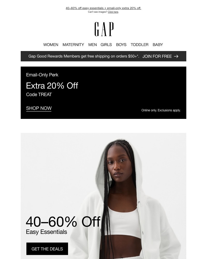 Screenshot of email with subject /media/emails/were-treating-you-to-4060-off-the-easiest-essentials-sale-on-sale-4928dc-cropped-8fdf7971.jpg