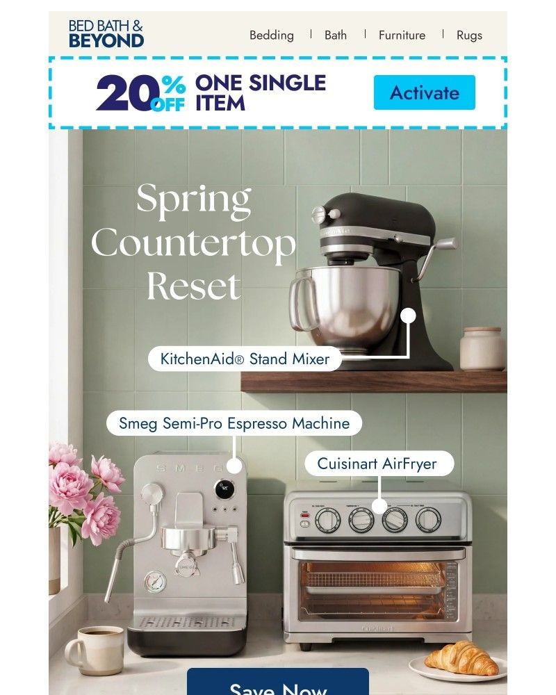 Screenshot of email sent to a Overstock Newsletter subscriber